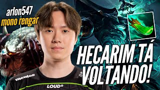 PICK SURPRESA PARA A FINAL LOUD CROC DE HECARIM E ARLON MONO RENGAR [upl. by Frierson140]