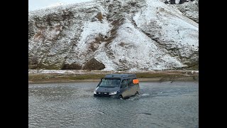 Iceland Seikel 2024  Unterwegs im Hochland mit VW T5  T6 Bus 4x4 Vans auf FRoads [upl. by Ainafetse]