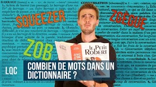 LQC  Combien de mots y atil dans un dictionnaire [upl. by Alenoel24]