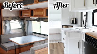 TINY HOME RV CAMPER REMODEL MAKEOVER DIY HOW TO 2021 TINY HOUSE TOUR [upl. by Drislane]