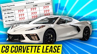 How MUCH will a 2020 Corvette lease for [upl. by Aniles]