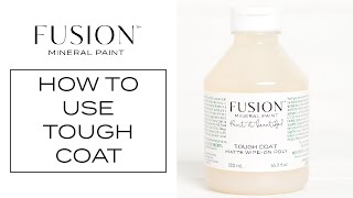 How To Tough Coat™ Matte WipeOn Poly  Fusion™ Mineral Paint [upl. by Odyssey91]