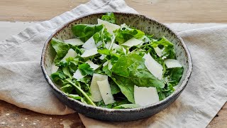 Rocket amp Herb Salad from Online Sardinian Cooking Class Inspired by Giovanni Pilu [upl. by Amata]