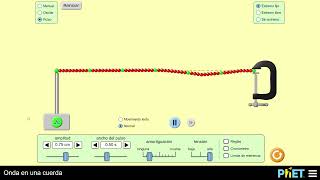 simulador PHET de ondas [upl. by Auqenat]
