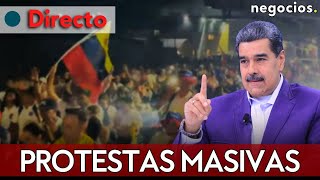 DIRECTO Protestas masivas en Venezuela Machado llama a salir a la calle y Maduro amenaza [upl. by Goldy]