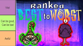 Ranking Dont Starve Hamlet Mobs [upl. by Yelir719]