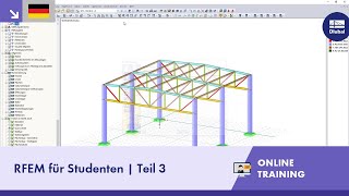 OnlineSchulung  RFEM für Studenten  Teil 3 [upl. by Ferino]