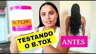 TESTANDO O BTOX DA KERATINEX [upl. by Eluk]