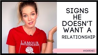 Signs he doesnt want a relationship with you  How to tell he doesnt want a relationship [upl. by Ynohtnakram]