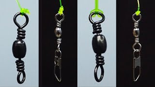 Best 5 Fishing Knots For Hook amp Swivel [upl. by Arayk568]