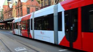 Sydney Light Rail CAF Urbos 2 2108 in passenger service [upl. by Macy]