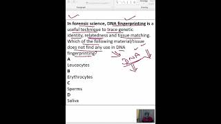 In forensic science DNA fingerprinting is a useful technique to trace genetic identity relatedness [upl. by Ennaeiluj558]