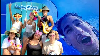 We try the NEW Ride at Raging Waters  Bombs away [upl. by Ventre]