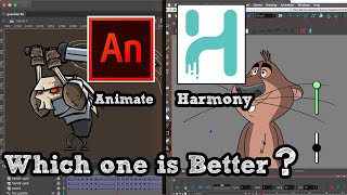 Adobe Animate vs Toon Boom Harmony [upl. by Ola485]