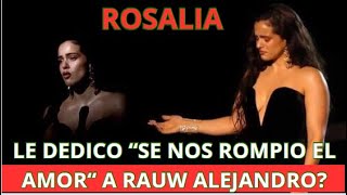 ROSALIA SE VEIA DESTROZADA CANTANDO quotSE NOS ROMPIO EL AMORquot LA CANTO CON EL ALMA ENAMORO A TODOS [upl. by Justinian]