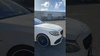 Mercedes C63 S with AlloyGator Wheel Rim Protectors [upl. by Nisaj874]