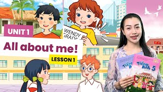 Tiếng Anh Lớp 5 Unit 1 All about me  Lesson 1  Viral English [upl. by Joete909]