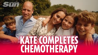 Princess of Wales Kate Middletons heartfelt message as she confirms completion of chemotherapy [upl. by Wennerholn]