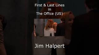 JIM HALPERT  First amp Last Lines shorts [upl. by Lyrahc544]