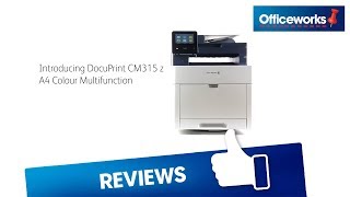 Fuji Xerox DocuPrint Wireless Colour Laser MFC Printer CM315z [upl. by Dilaw]