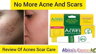 Review Of Acnes Scar Care Gel  How To Use  Medicated Acne Scar Treatment  Abiras Corner [upl. by Aiuoqes459]