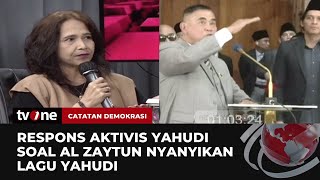 Aktivis Yahudi Alangkah Baiknya Semua Ponpes Bisa Menyanyikan Lagu Yahudi  Catatan Demorkasi tvOne [upl. by Sivrahc329]