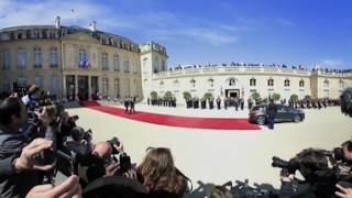 VIDEO 360  Inauguration of Emmanuel Macron as French president [upl. by Penelopa142]