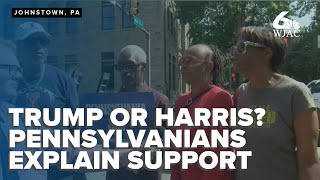 Trump or Harris Pennsylvanians explain who they support and why [upl. by Nylacaj416]