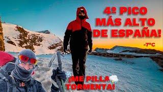 Subida a Pico Veleta  Me pilla una tormenta  Solo en el refugio la Carihuela [upl. by Nosyerg686]