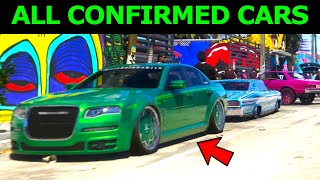 50 Confirmed Cars To Be Coming To GTA 6 [upl. by Marucci431]