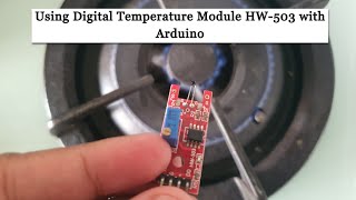 How to use Digital Temperature Module HW503 with ArduinoEASY [upl. by Gessner801]