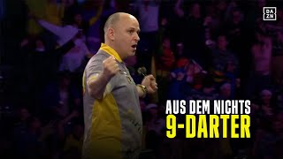 Droppe einen 9Darter aus dem Nichts und der Ally Pally ESKALIERT  DAZN [upl. by Corron653]