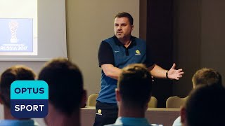 Ange Postecoglous ICONIC Socceroos speech Inside the dressing room [upl. by Taite340]