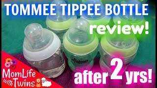 TOMMEE TIPPEE CLOSER TO NATURE BOTTLE REVIEW [upl. by Cristiona329]