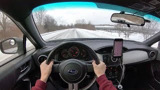 What It Takes to Drive the BRZ in Winter  POV Owner Review [upl. by Yarled]