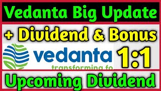 Vedanta Ltd बहुत बड़ी खबर  Bonus amp Dividend Declared 🚨 Vedanta Ltd Share Latest News Today [upl. by Celka]