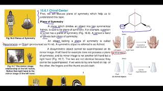 Plane of Symmetry Chiral and Achiral center class 12 chemistry Federal board chemistry video Lecture [upl. by Noll]