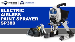 Airlessco SP380 Great Entry Level Paint Sprayer  Thewwarehousecom [upl. by Tol]