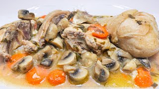 Pollo en salsa con champiñones [upl. by Drawe453]