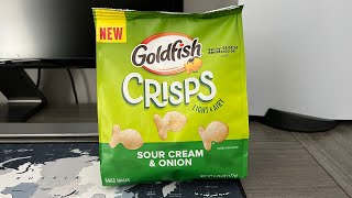 Sour Cream amp Onion Crisps from Goldfish [upl. by Wachter673]