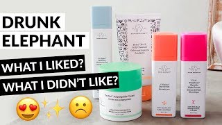 Drunk Elephant Review What Worked What Didnt [upl. by Jaquenetta]