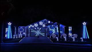 Wizards in Winter  TransSiberian Orchestra  Christmas Light Show 2023 [upl. by Mehta]