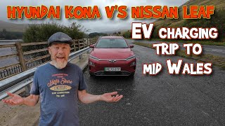 Is the Hyundai Kona EV Better Than the Nissan Leaf And a Trip the the Middle of Wales well almost [upl. by Erodasi]