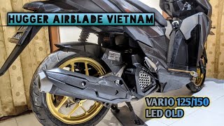 Pasang hugger airblade di vario LED OLD  tutorial cara pasang❗modif vario 125150 led old [upl. by Shiroma]