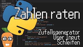 quotZahlen ratenquot  Zufallsgenerator mit Python [upl. by Nwahsuq]