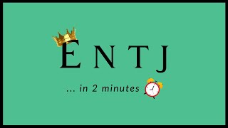 How To Spot an ENTJ in 2 Minutes [upl. by Hterrag]