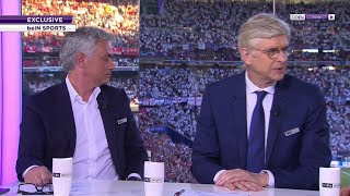 Jose Mourinho and Arsene Wenger are left STUNNED by Liverpool fans anthem Youll Never Walk Alone [upl. by Hu286]