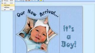 Create amp Stitch 3 Picture Appliqué Baby Announcement [upl. by Bianka884]