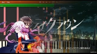 Guilty Crown OST quotKronequot Theishter Piano Sheets  Midi [upl. by Granoff]