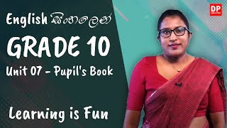 පාඩම 10  Personality Pupils Book OL English සිංහලෙන්  Grade 10 [upl. by Burris492]